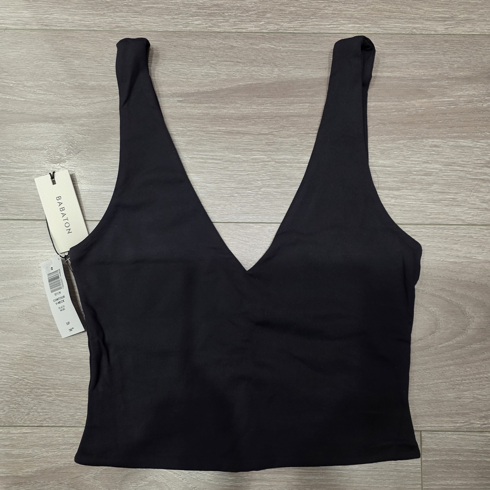 Babaton Deep Black Sleeveless Top